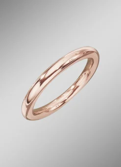 Hochglänzender Partnerring aus Roségold