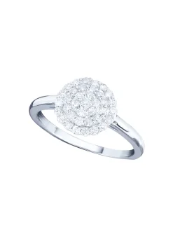 Hochwertig ausgefasster Damenring mit Brillanten