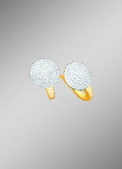 Hochwertige Diamant-Ohrringe mit 188 Diamanten