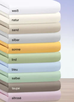 Hochwertige Elastic-Mako-Feinjersey-Spannbetttücher