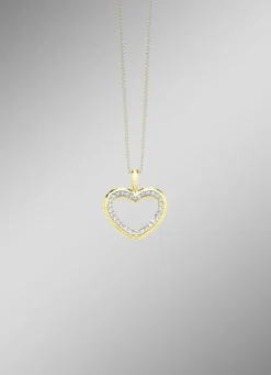 Hochwertiger Herz-Anhänger mit Brillanten