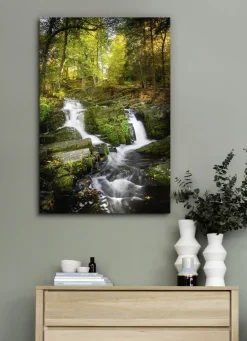 Hochwertiges Leinwandbild „Selkefall im Harz“