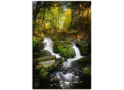 Hochwertiges Leinwandbild „Selkefall im Harz“