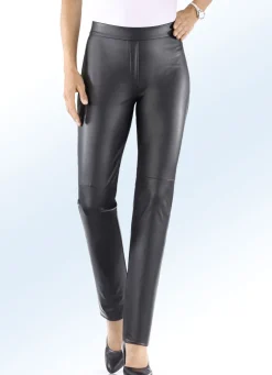 Hose aus softem Nappaleder-Imitat