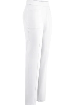 Hose mit abgesteppten Teilungsnähten