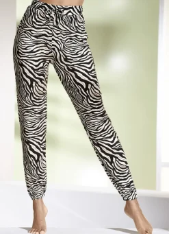 Hose mit Anmial-Print
