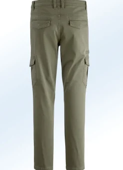 Hose mit Cargotaschen in 3 Farben