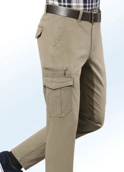 Hose mit Cargotaschen in 3 Farben