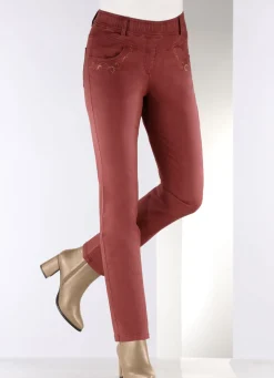 Hose mit funkelnden Glitzersteinchen