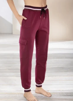 Hose mit kontrastfarbenem Dehnbund