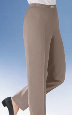 Hose mit Metallzier am Bund in 8 Farben