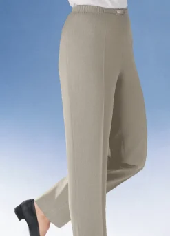 Hose mit Metallzier am Bund in 8 Farben