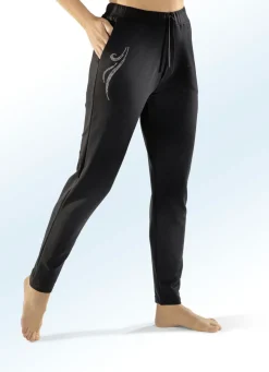 Hose mit Schmucksteinzier