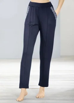 Hose mit Schmucksteinzier