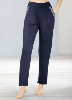 Hose mit Schmucksteinzier