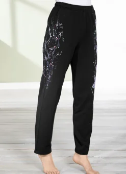 Hose mit tollem Floral Dessin