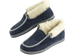 Hütten-Hausschuh mit Anti-Rutsch-Gummi-Laufsohle