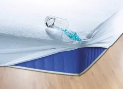 Inkontinenz-Spannbetttuch mit Spannumrandung