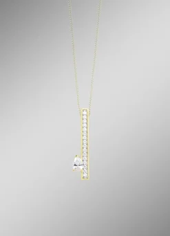 Interessanter Anhänger mit Zirkonia