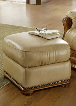 Italienische Polstermöbel mit Bezug aus echtem Leder