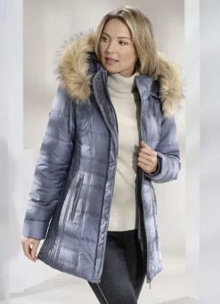 Jacke mit abnehmbarer Kapuze