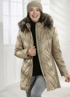 Jacke mit abnehmbarer Kapuze