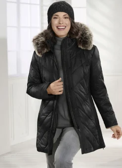 Jacke mit abnehmbarer Kapuze