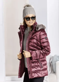 Jacke mit abnehmbarer Kapuze