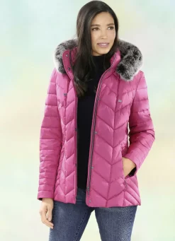 Jacke mit abnehmbarer Kapuze