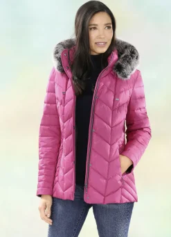 Jacke mit abnehmbarer Kapuze