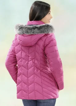 Jacke mit abnehmbarer Kapuze