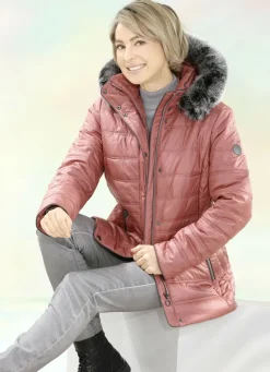 Jacke mit abnehmbarer Kapuze