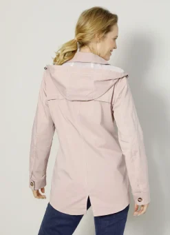 Jacke mit abnehmbarer Kapuze