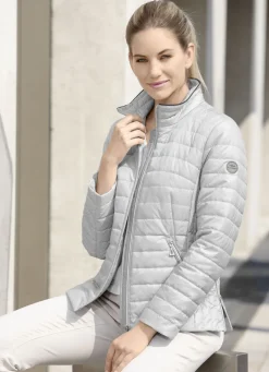 Jacke mit apartem Minimaldessin