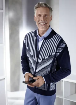 Jacke mit durchgehendem Reißverschluss