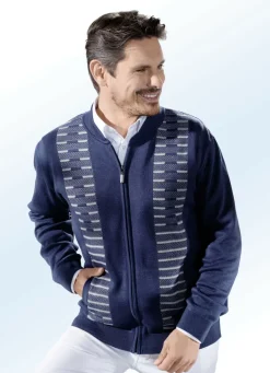 Jacke mit durchgehendem Reißverschluss in 2 Farben