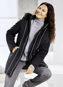 Jacke mit Kontrastpaspelierungen