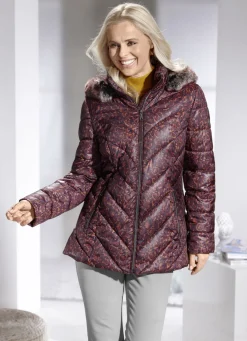 Jacke mit Kunstpelz-Innenausstattung in der Kapuze