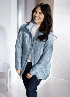 Jacke mit Smokeinsätzen