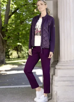 Jacke mit Steppeinsätzen