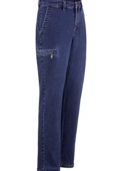 Jeans mit Cargotaschen in 2 Farben