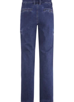 Jeans mit Cargotaschen in 2 Farben