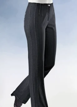 Jeans mit figurgünstiger Teilungsnaht