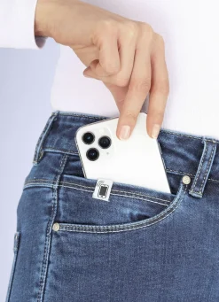 Jeans mit praktischer Handytasche