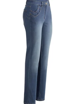 Jeans mit raffinierter Taschenlösung