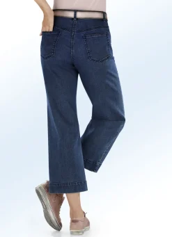 Jeans-Culotte in 5-Pocket-Form