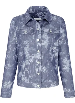 Jeansjacke mit Knopfleiste