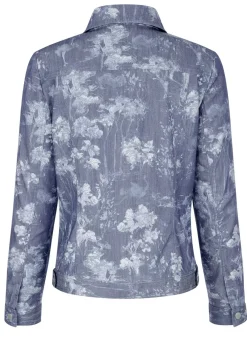 Jeansjacke mit Knopfleiste