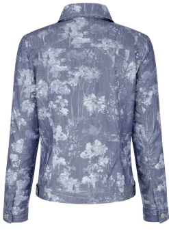 Jeansjacke mit Knopfleiste