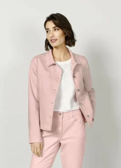 Jeansjacke mit stiltypischen Nähten